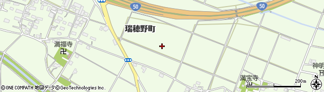 栃木県足利市瑞穂野町周辺の地図