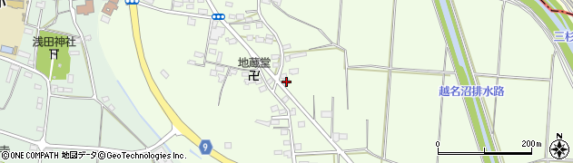栃木県佐野市越名町143周辺の地図
