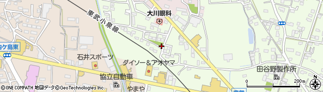 上西田公園周辺の地図