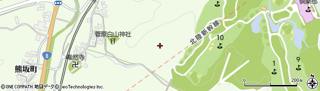 石川県加賀市熊坂町（メ乙）周辺の地図