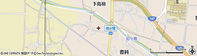 長野県安曇野市豊科下鳥羽1121周辺の地図