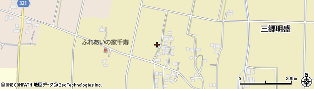 長野県安曇野市三郷明盛3602周辺の地図