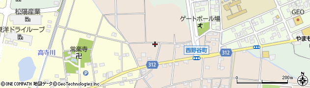 群馬県太田市西野谷町186周辺の地図