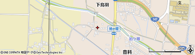 長野県安曇野市豊科下鳥羽1119周辺の地図