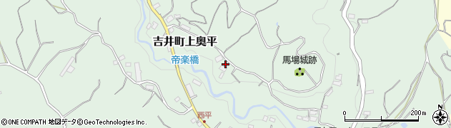 群馬県高崎市吉井町上奥平290周辺の地図