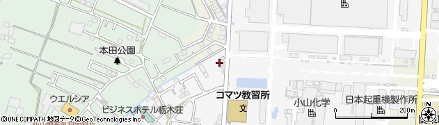 栃木県小山市横倉新田183周辺の地図