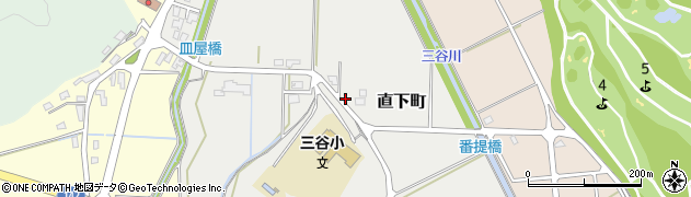 石川県加賀市直下町（ハ）周辺の地図