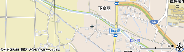 長野県安曇野市豊科下鳥羽1114周辺の地図