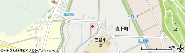 石川県加賀市直下町（ニ）周辺の地図