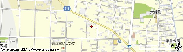群馬県太田市新田木崎町1441周辺の地図