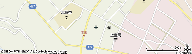 岐阜県高山市上宝町本郷周辺の地図