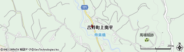 群馬県高崎市吉井町上奥平1220周辺の地図