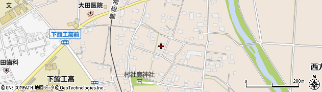 茨城県筑西市西方周辺の地図