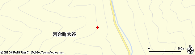 岐阜県飛騨市河合町大谷周辺の地図