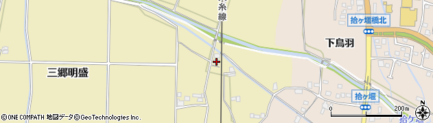 長野県安曇野市三郷明盛2545周辺の地図