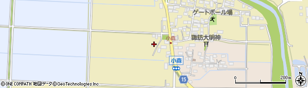 茨城県結城市小森2114周辺の地図