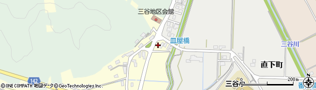 石川県加賀市曽宇町ヘ甲周辺の地図