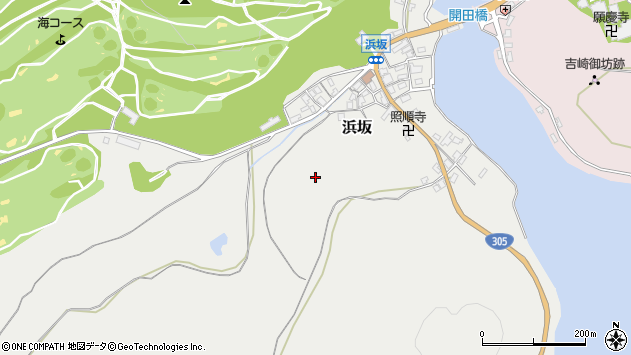 〒910-4271 福井県あわら市浜坂の地図