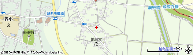 栃木県佐野市越名町337周辺の地図