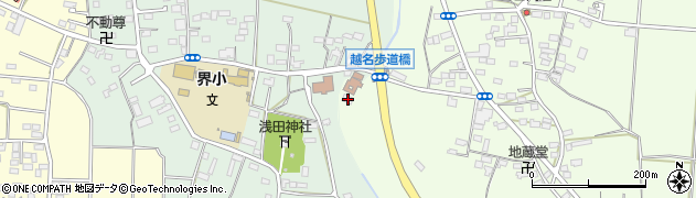 栃木県佐野市越名町188周辺の地図