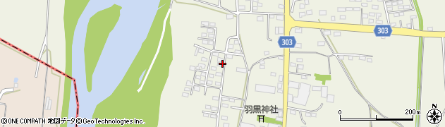 茨城県筑西市女方周辺の地図