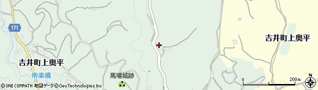 群馬県高崎市吉井町上奥平215周辺の地図
