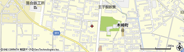 群馬県太田市新田木崎町1153周辺の地図
