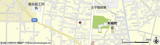 群馬県太田市新田木崎町1163周辺の地図