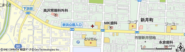 メガネのイタガキ太田本店周辺の地図