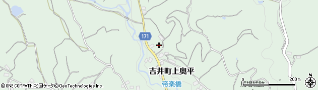 群馬県高崎市吉井町上奥平1213周辺の地図