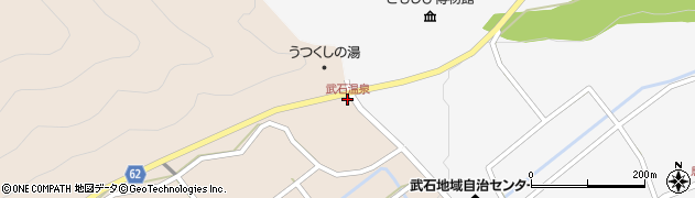 武石温泉周辺の地図