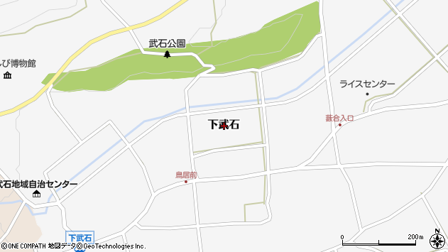 〒386-0503 長野県上田市下武石の地図