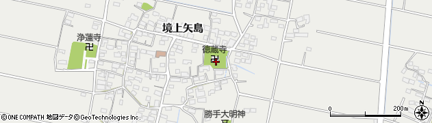 徳蔵寺周辺の地図