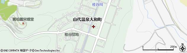 石川県加賀市山代温泉（大和町）周辺の地図
