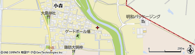 茨城県結城市小森110周辺の地図