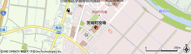 茨城町役場　議会事務局周辺の地図