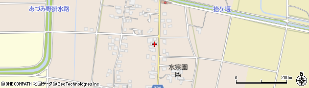 長野県安曇野市堀金烏川中堀3507周辺の地図
