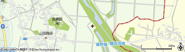 栃木県佐野市越名町518周辺の地図
