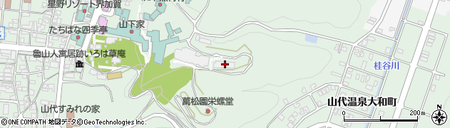 石川県加賀市山代温泉（大平山）周辺の地図
