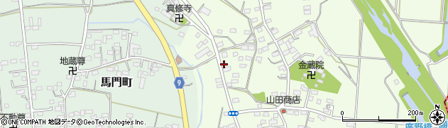 栃木県佐野市越名町811周辺の地図
