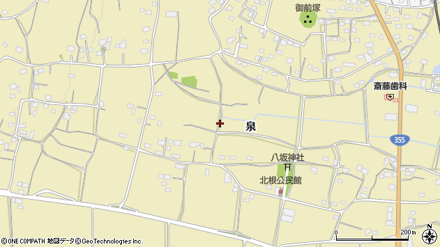 〒319-0209 茨城県笠間市泉の地図