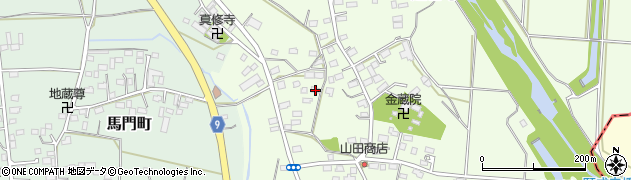 栃木県佐野市越名町816周辺の地図