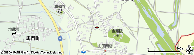 栃木県佐野市越名町790周辺の地図