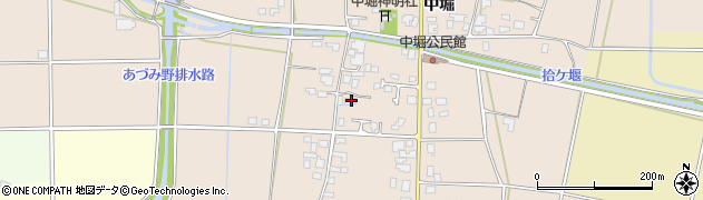 長野県安曇野市堀金烏川中堀3427周辺の地図