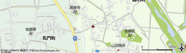 栃木県佐野市越名町812周辺の地図
