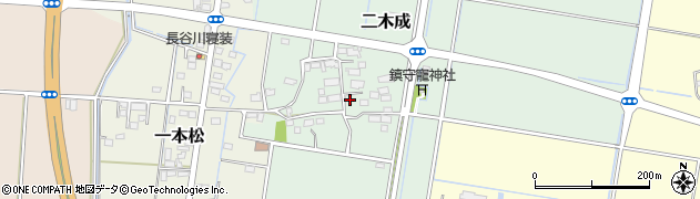 茨城県筑西市二木成476周辺の地図