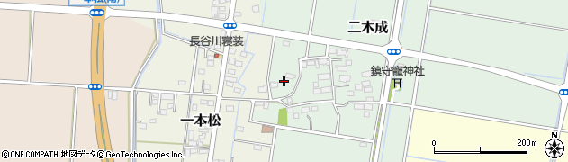 茨城県筑西市二木成574周辺の地図