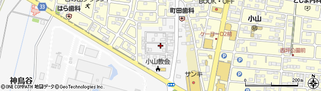 栃木県小山市神鳥谷1849周辺の地図