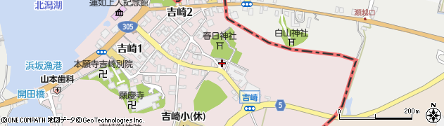 福井県あわら市吉崎12周辺の地図