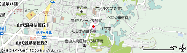 山代温泉総湯周辺の地図
